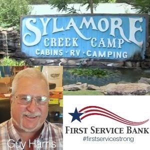 “First Service Bank was there for me when it mattered,” - Guy Harris Sylamore Creek Camp