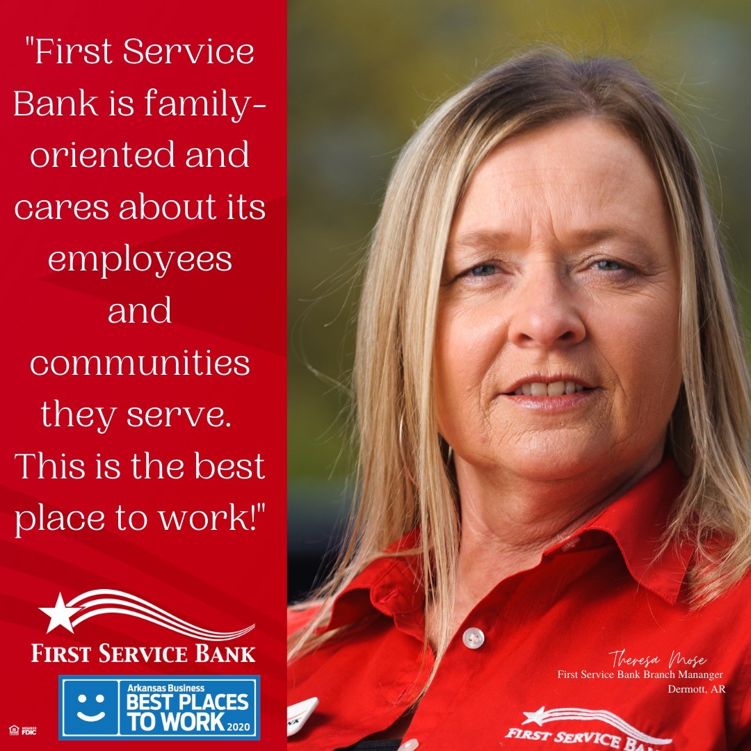 This is the best place to work! - First Service Bank