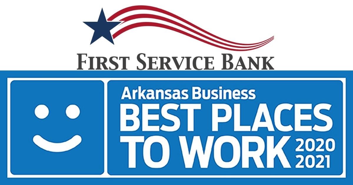 First Service Bank recognized for second year in a row as one of the Best Places to Work in Arkansas 